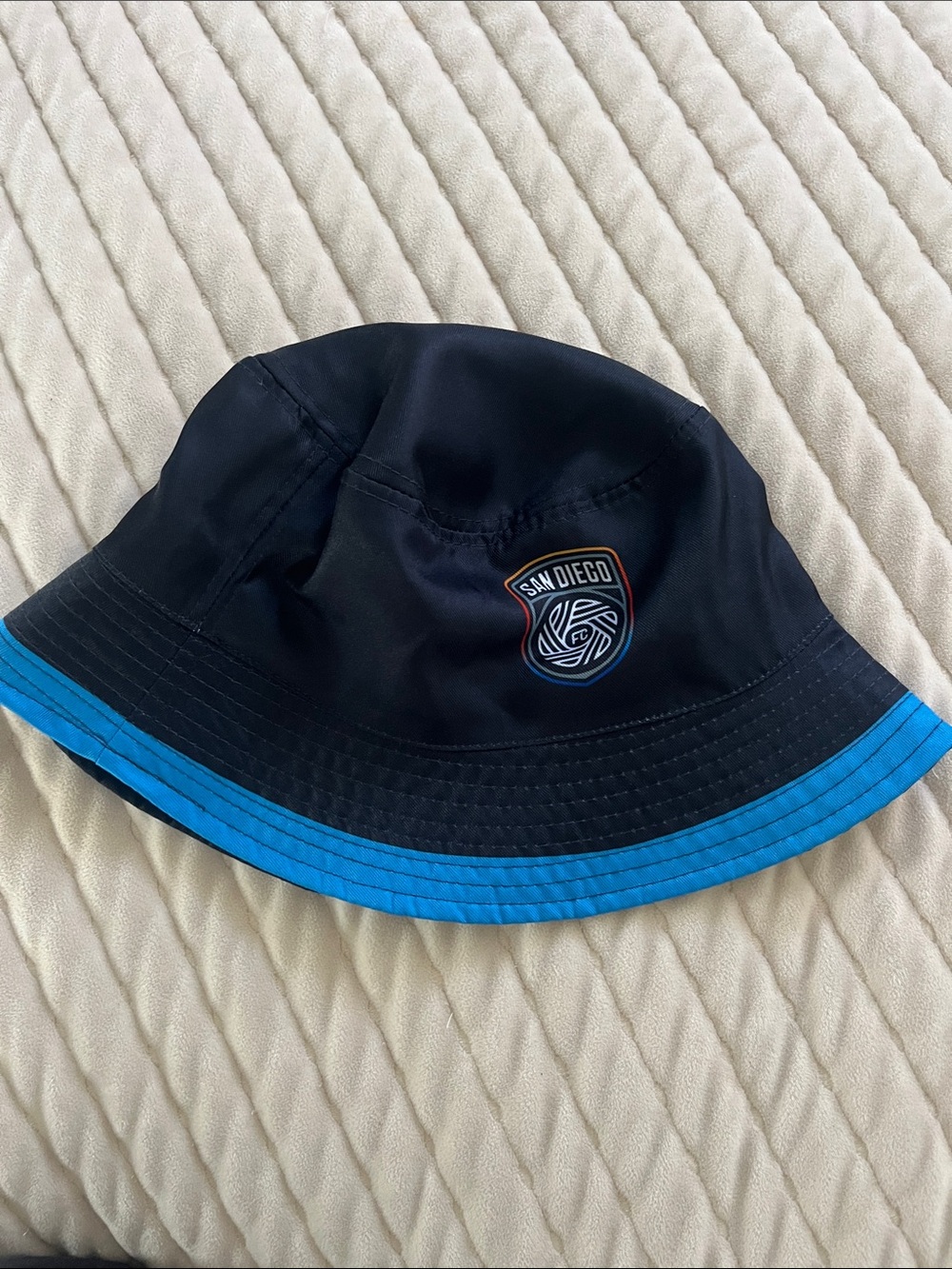 San Diego FC Bucket Hat with Blue Trim